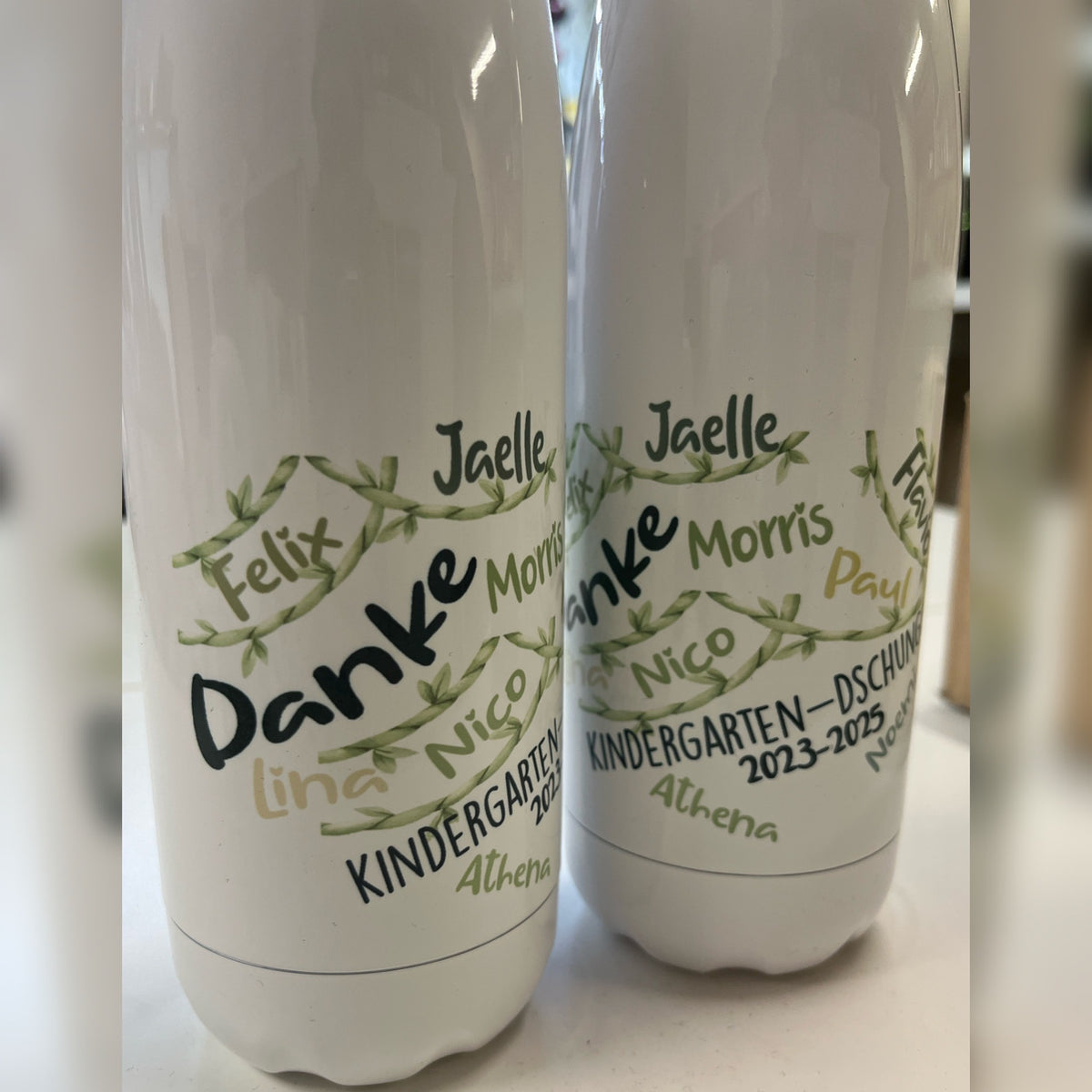 Thermosflasche personalisiert – Druck oder Lasergravur