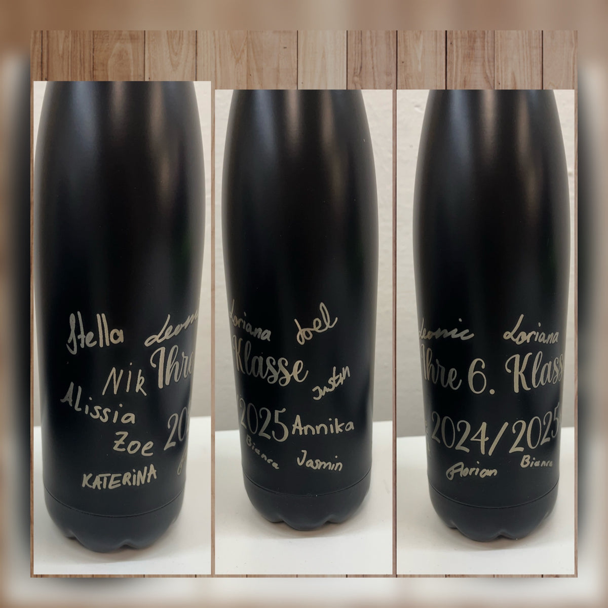Thermosflasche personalisiert – Druck oder Lasergravur