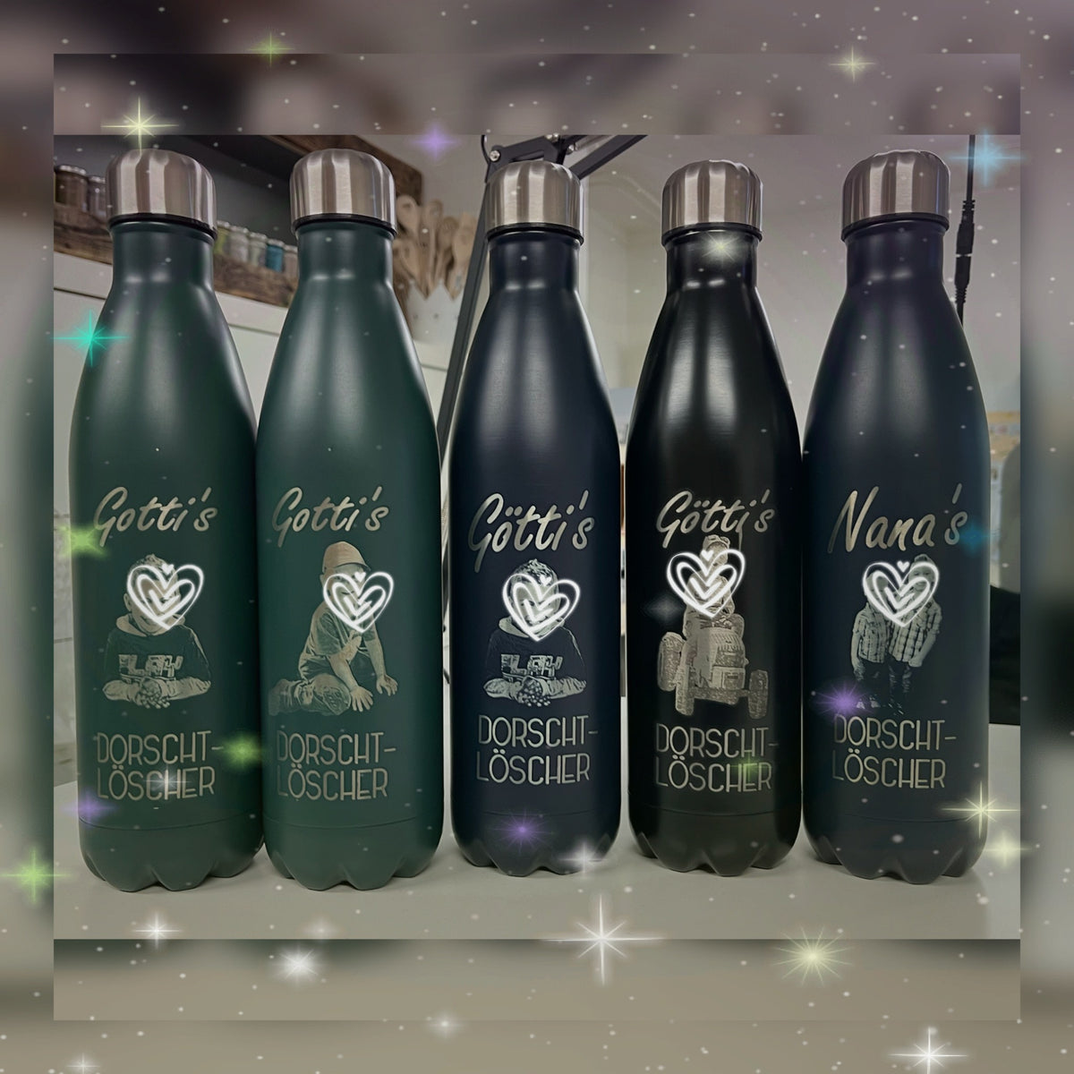 Thermosflasche personalisiert – Druck oder Lasergravur