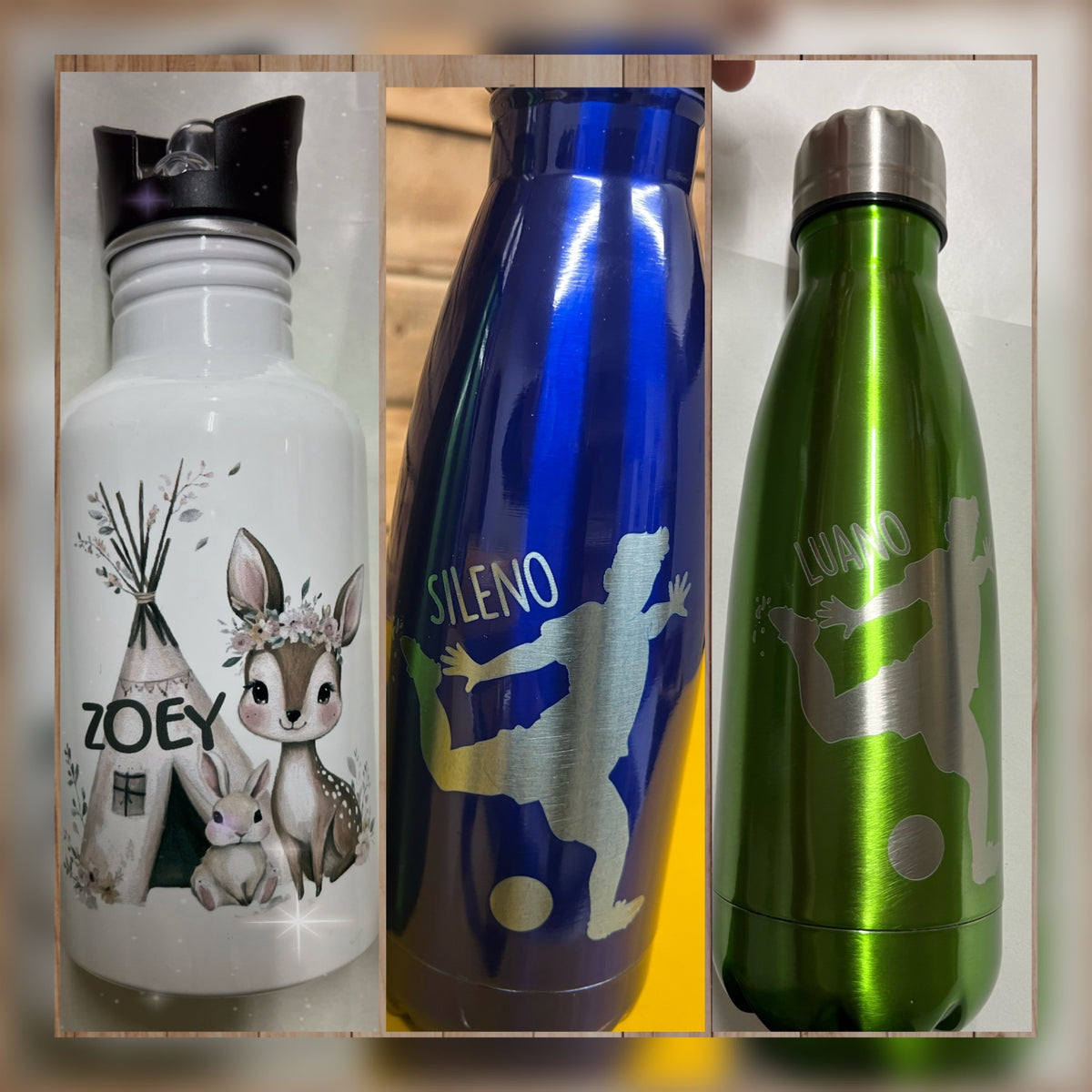 Thermosflasche personalisiert – Druck oder Lasergravur