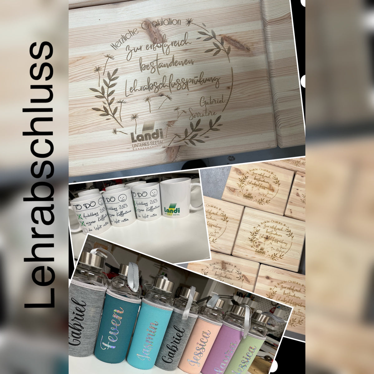 Erinnerungskiste aus Holz personalisiert