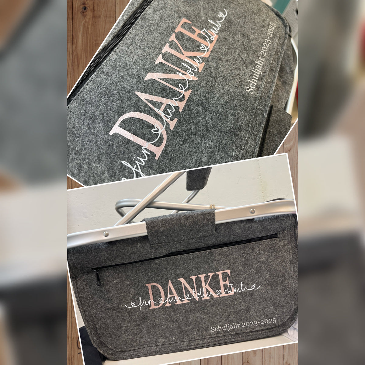 Einkaufskorb personalisiert mit Wunschdruck