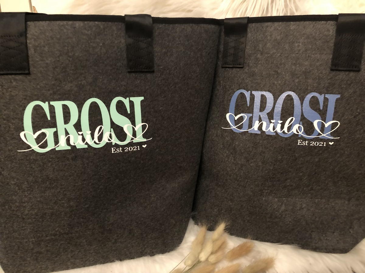 Filz-Tasche Shopper