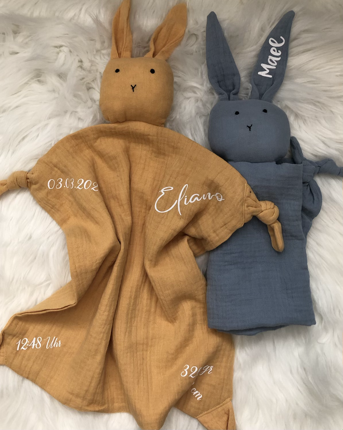 Baby-Geschenkset Kuscheltier/Nuggikette