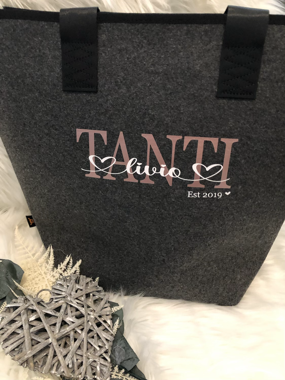 Filz-Tasche Shopper