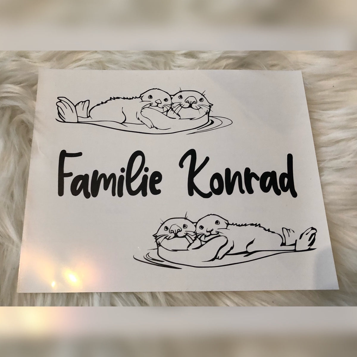 Briefkasten-Sticker Family