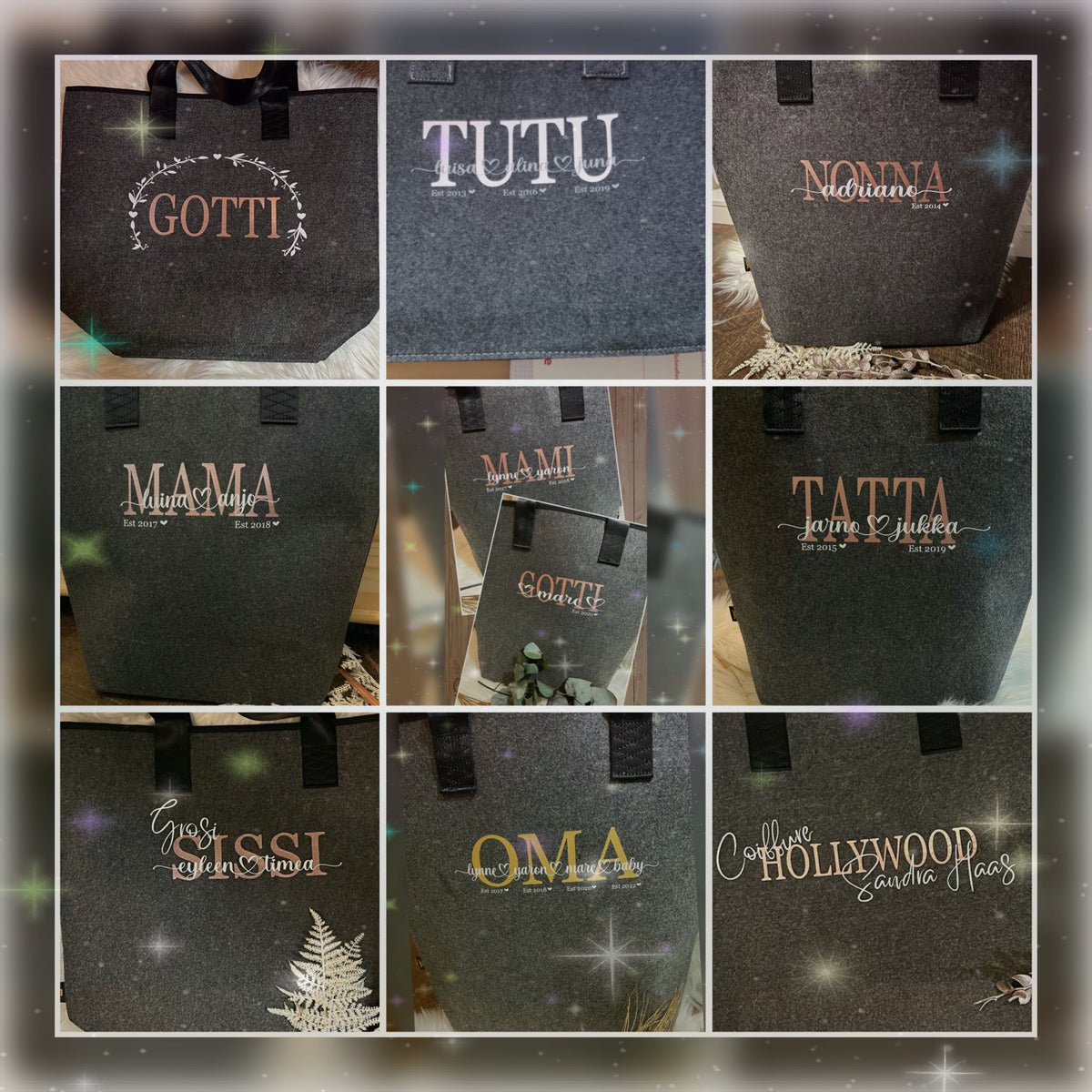 Filz-Tasche Shopper