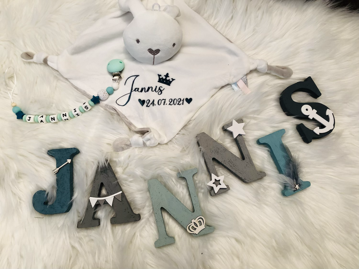 Baby-Geschenkset Body/Nuggikette