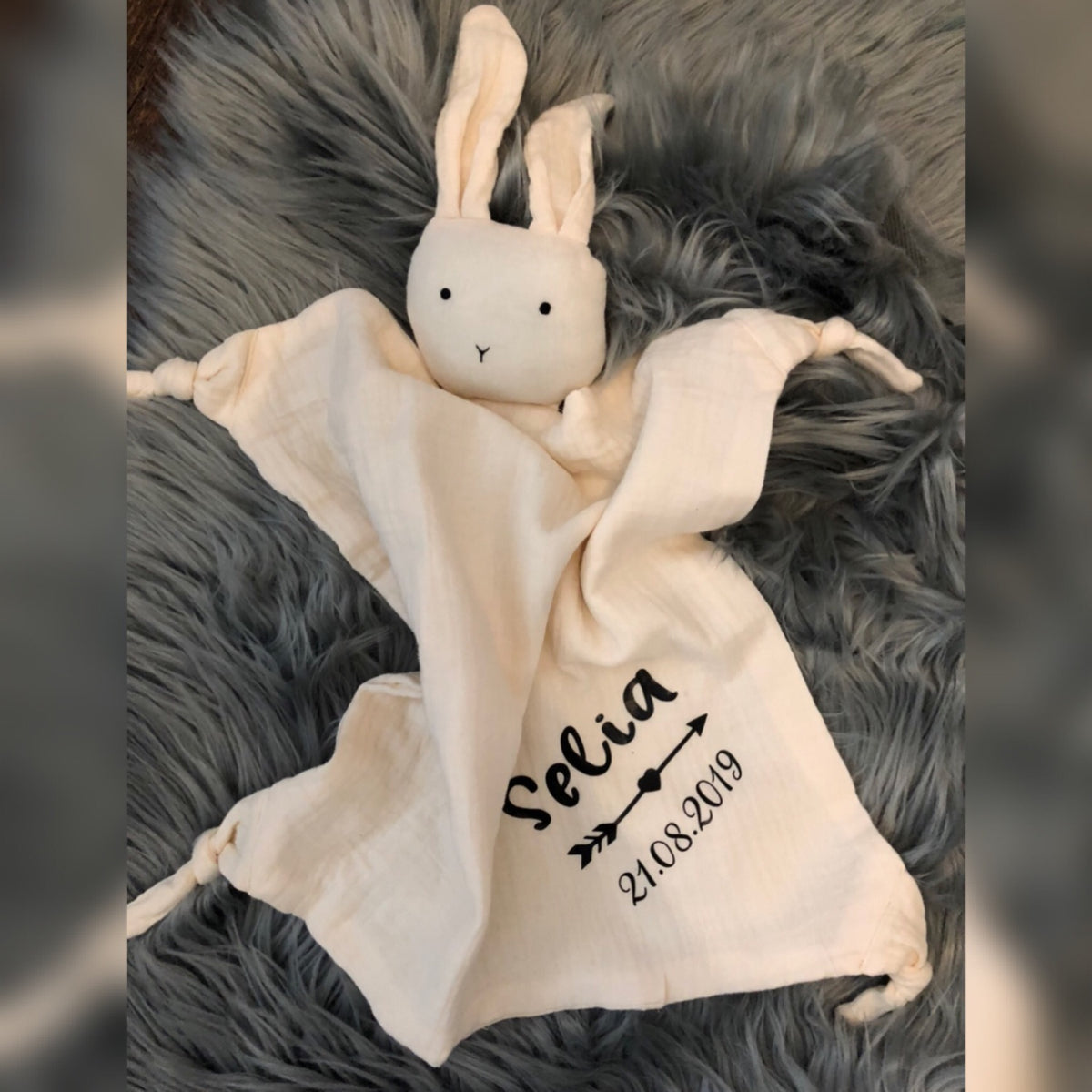 Baby-Geschenkset Kuscheltier/Nuggikette